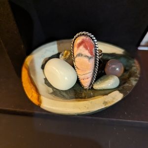 SALE - Beautiful Rhydocrosite Ring